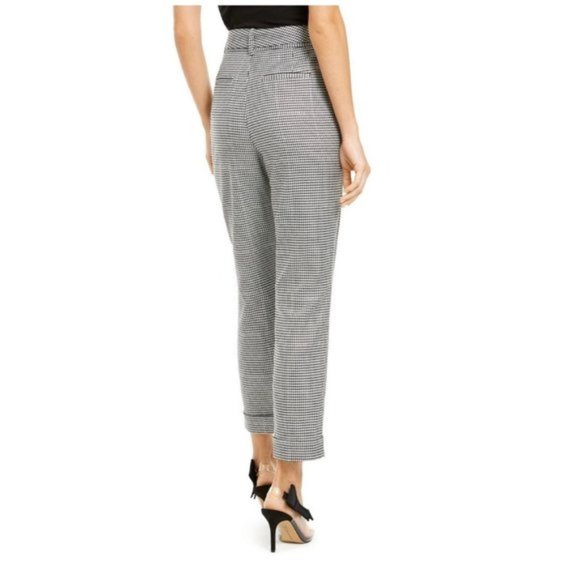 INC Houndstooth-Print Tapered-Leg Pants - Picture 3 of 9